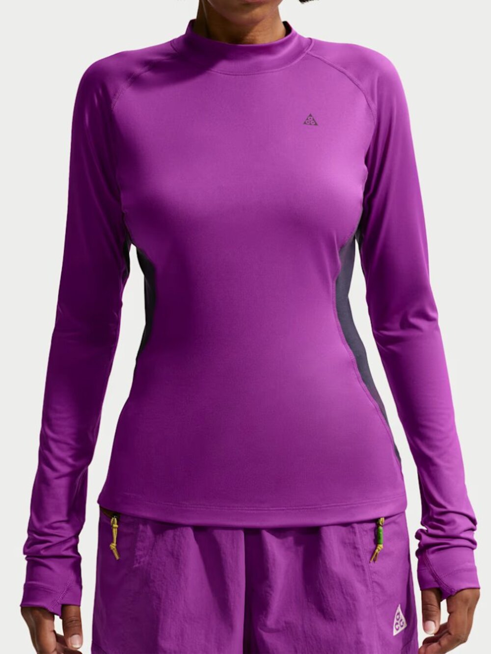 Nike Women's ACG Wildsee Base Layer Long-Sleeve Top Size XL NWT Bold Berry